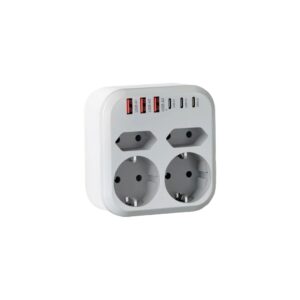 Tīkla sadalītājs telefona lādētājs USB type C