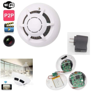 Wi fi скрытая камера наблюдения, замаскированная под детектор дыма