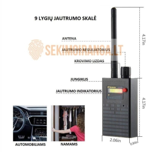 Радиочастотный подслушивающий аппарат RF 1Mhz - 8Mhz